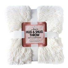 Carica l&#39;immagine nel visualizzatore di Gallery, Hug And Snug Throw Cream 150 x 200cm
