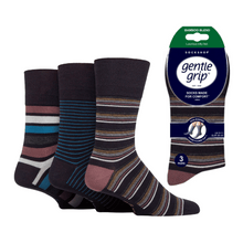 Lade das Bild in den Galerie-Viewer, 12 Pairs Men&#39;s Gentle Grip Bamboo Socks Mirage
