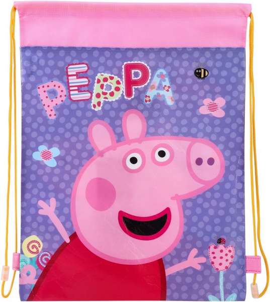 Peppa Pig Character School Sports PE Gym Shoe Trainer Bag