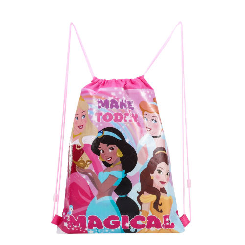 Disney Princess Pull String Gym PE School Swim Sports Bag