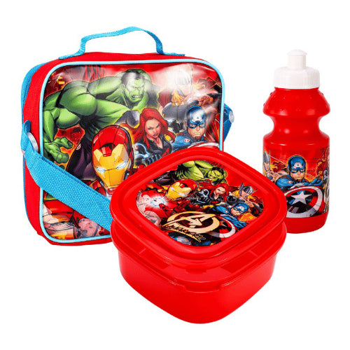 Avengers Official 3 Piece Lunch Set