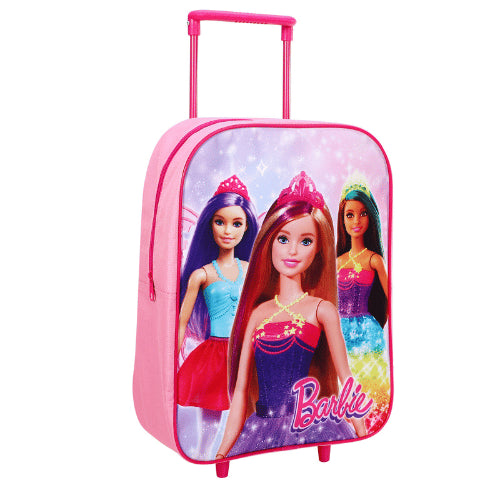 Barbie Dolls Trolley Foldable Wheeled Backpack