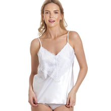 Lade das Bild in den Galerie-Viewer, Ladies Satin Camisole With Lace
