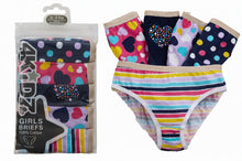 Lade das Bild in den Galerie-Viewer, 12 Pack Girls Infant 5pk 100% Cotton Assorted Designs Briefs
