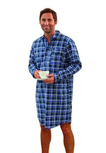 Load image into Gallery viewer, Champion Mens Brushed Check 100% Cotton Nightshirt
