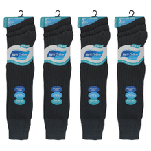 تحميل الصورة إلى عارض المعرض، Mens 100% Cotton Fresh Long Hose Socks Fashion UK 6-11 (6 Pairs)
