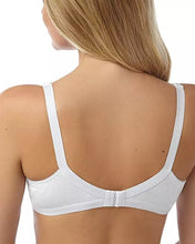 تحميل الصورة إلى عارض المعرض، Marlon Ladies 100% Cotton Cross Front Bra White
