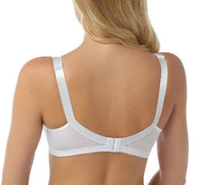 Carica l'immagine nel visualizzatore di Gallery, Marlon Ladies Embroidered Soft Cup Bra White
