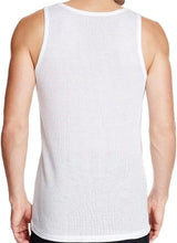 Load image into Gallery viewer, Mens 100% Cotton Airtex Singlet Vest White
