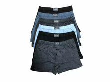 Load image into Gallery viewer, Men&#39;s 3 Pair Pack Plain Boxer Shorts Assorted
