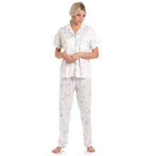 Load image into Gallery viewer, Ladies Floral Jersey Short Sleeved Pyjamas
