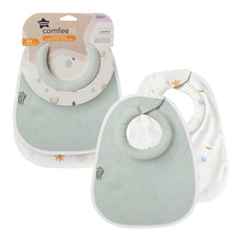 Carica l'immagine nel visualizzatore di Gallery, Tommee Tippee Closer to Nature Milk Feeding Bibs 2Pk Pack of 3 Assorted
