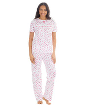 Lade das Bild in den Galerie-Viewer, Ladies 100% Cotton Jersey Spot Short Sleeve Pyjamas Assorted 6 Packs
