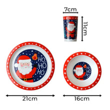 Load image into Gallery viewer, Christmas Santa &amp; Friends Kids Dinner Set
