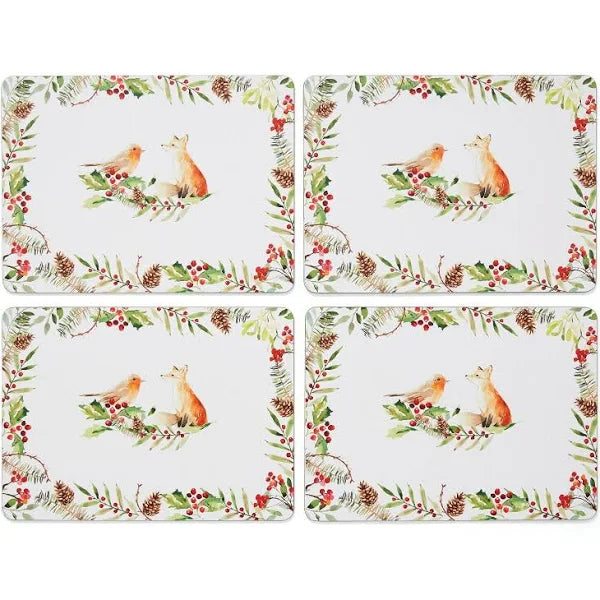 Christmas Winter's Tale Placemats Set of 8