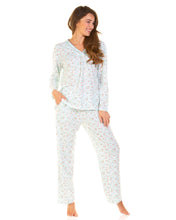 Afbeelding in Gallery-weergave laden, Ladies Pleated Susan Long Sleeve Cotton Rich Pyjamas
