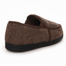 Lade das Bild in den Galerie-Viewer, 6 Pack Slumberzzz Mens Brown Checked Full Slipper
