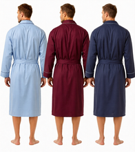 Carica l'immagine nel visualizzatore di Gallery, Mens Polycotton Long Sleeve Plain Traditional Robe Gown
