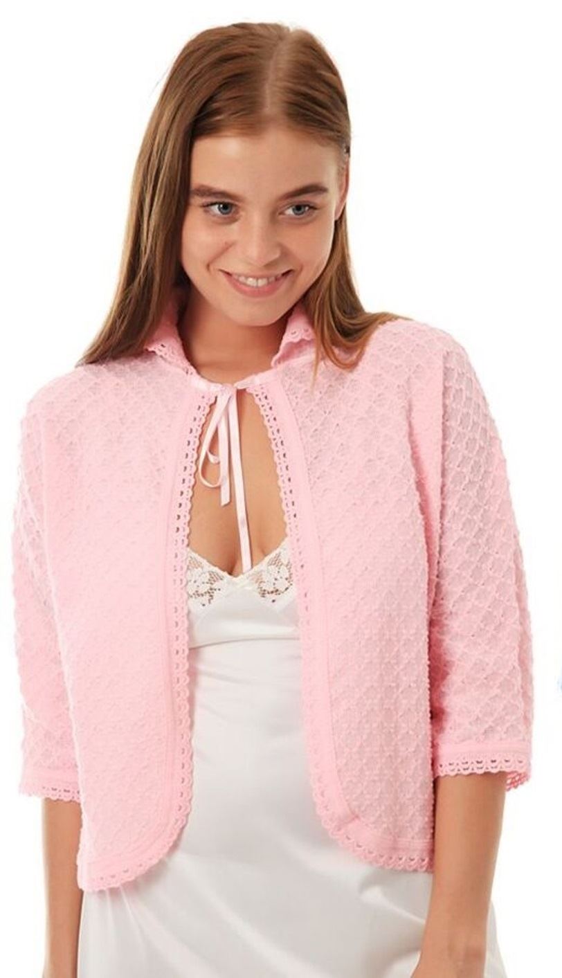 Ladies English Made Knitted Bed Jackets Crochet Design