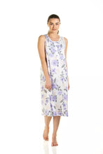 Afbeelding in Gallery-weergave laden, Ladies Roses Floral Jersey Sleeveless Nightdress
