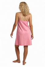 تحميل الصورة إلى عارض المعرض، Ladies Soft 100% Cotton Jersey Plain Pink Chemise
