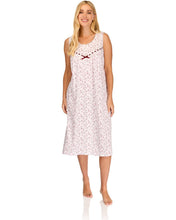 Carica l'immagine nel visualizzatore di Gallery, 9 Pack La Marquise Ladies Velvet Rose Cotton Jersey Sleeveless Nightdress
