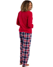 Charger l'image dans la galerie, 5 Pack Ladies Long Sleeve Checked 100% Jersey Cotton Pyjamas
