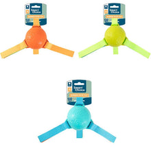 Lade das Bild in den Galerie-Viewer, 12 Pack Squeaky Rubber Ball Pull Dog Toy 29cm Assorted Colours
