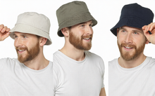 تحميل الصورة إلى عارض المعرض، 12 Pack Mens Cotton Bucket Hats
