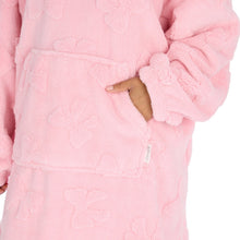 Lade das Bild in den Galerie-Viewer, Ladies Supersoft Pink Bows Oversize Hoodie
