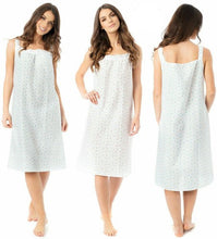 Load image into Gallery viewer, Ladies English Made Poly Cotton Strappy Nightdress
