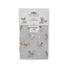 Load image into Gallery viewer, Hen House Lane 100% Cotton Apron With Pocket
