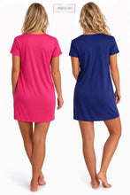Load image into Gallery viewer, Ladies Soft &amp; Comfy Plain Bright Polycotton Jersey Nightshirt
