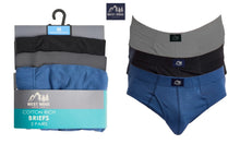 Load image into Gallery viewer, 12 Pack Mens Cotton Jersey Soft Briefs Assorted
