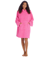 Charger l'image dans la galerie, Ladies Sherpa Fleece Oversized Borg Hoodie
