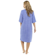 Charger l'image dans la galerie, 6 Pack Ladies Pure Cotton Zip Through Terry Towelling Robe
