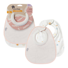 Carica l'immagine nel visualizzatore di Gallery, Tommee Tippee Closer to Nature Milk Feeding Bibs 2Pk Pack of 3 Assorted
