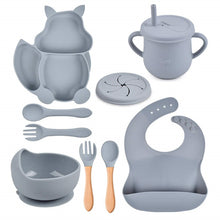 Load image into Gallery viewer, Little Lion 9 Piece Baby Weaning Sets Dishwasher Safe BPA Free
