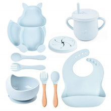 Load image into Gallery viewer, Little Lion 9 Piece Baby Weaning Sets Dishwasher Safe BPA Free
