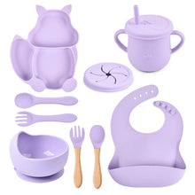 Load image into Gallery viewer, Little Lion 9 Piece Baby Weaning Sets Dishwasher Safe BPA Free
