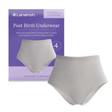 Load image into Gallery viewer, Lansinoh Postpartum Underwear Pack of 4
