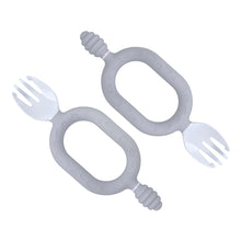 Load image into Gallery viewer, Bibado Sporkit Multi-Stage Baby Spork &amp; Dipper Mist 2 Pack
