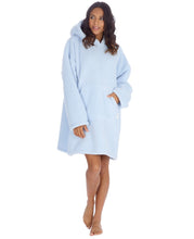 Charger l'image dans la galerie, Ladies Sherpa Fleece Oversized Borg Hoodie
