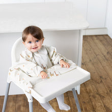 Lade das Bild in den Galerie-Viewer, Bibado Coverall Weaning Bib with Ecomm Bag: Spaghetti Serengeti Print
