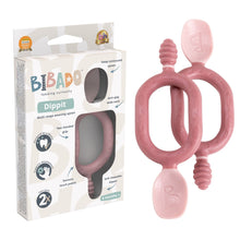 Carica l'immagine nel visualizzatore di Gallery, Bibado Dippit Baby Spoon Blush 2-Pack: Ergonomic Design, Easy Weaning
