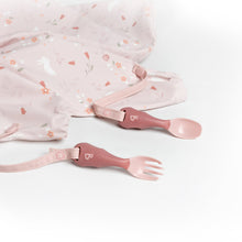 Carica l'immagine nel visualizzatore di Gallery, Bibado Handi Cutlery Set Blush Pink 2-Pack Ergonomic Baby Utensil
