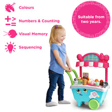 Load image into Gallery viewer, LeapFrog Interactive Musical Ice Cream Cart Toy with Educational Play Features
