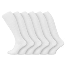 Load image into Gallery viewer, Men&#39;s Long Hose Pack 100% Cotton Socks UK 6-11 (6 Pairs)
