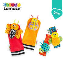 Carica l'immagine nel visualizzatore di Gallery, Lamaze Gardenbug Wrist Rattle &amp; Footfinder Set
