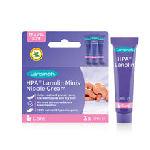 Afbeelding in Gallery-weergave laden, Lansinoh Nipple Cream Lanolin HPA Pocket 3x7ml
